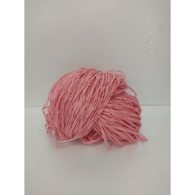 Rafia Di Viscosa In Matassa 250 grammi Colore Rosa