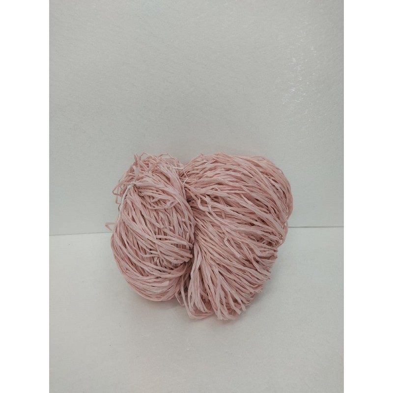 Rafia Di Viscosa In Matassa 250 grammi Colore Rosa Cipria