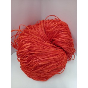 Rafia Di Viscosa In Matassa 250 grammi Colore Arancio
