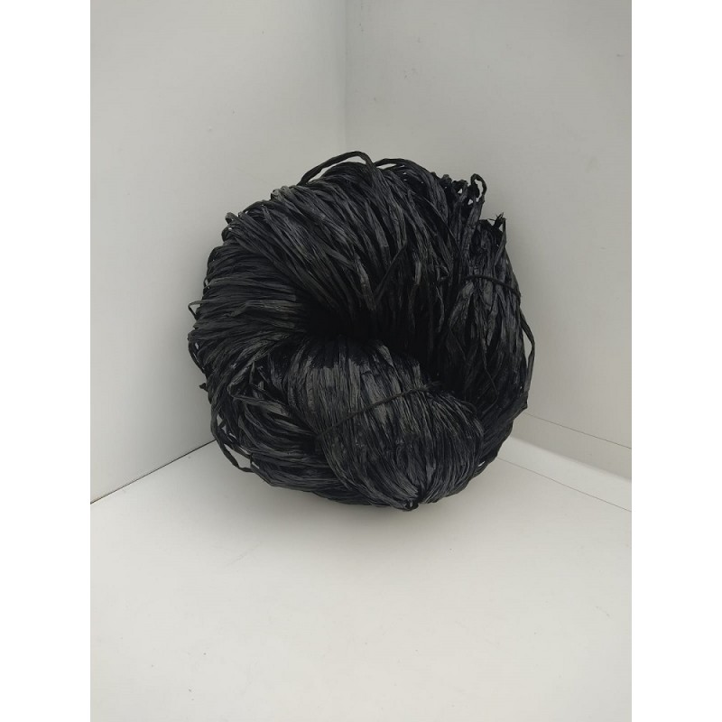 Rafia Di Viscosa In Matassa 250 grammi Colore Nero