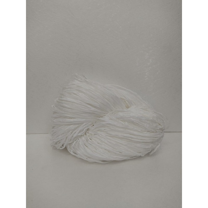 Rafia Di Viscosa In Matassa 250 grammi Colore Bianco