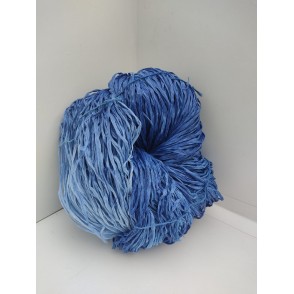 Rafia Di Viscosa In Matassa 250 grammi Colore Blu Sfumato