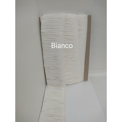 Frangia Di Rafia Made In Italy Altezza Cm 10 Bianco