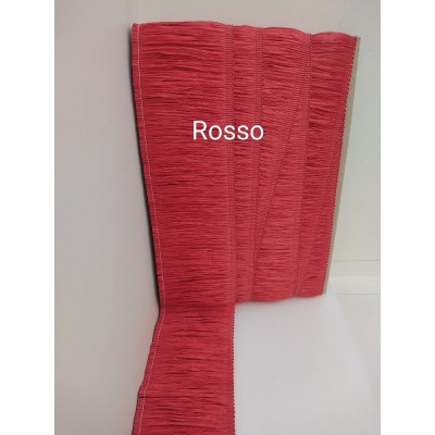 Frangia Di Rafia Made In Italy Altezza Cm 10 Rosso