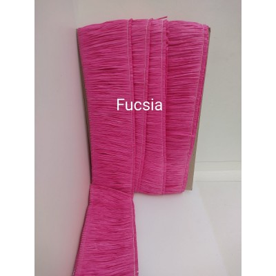 Frangia Di Rafia Made In Italy Altezza Cm 10 Fucsia