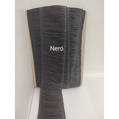Frangia Di Rafia Made In Italy Altezza Cm 10 Nero