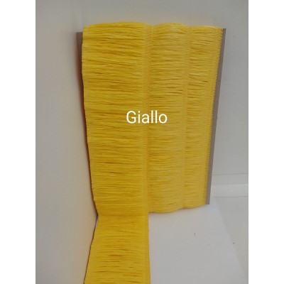 Frangia Di Rafia Made In Italy Altezza Cm 10 Giallo