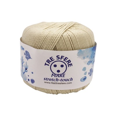 Gomitolo Mare Tre Sfere Stretch Colore Panna