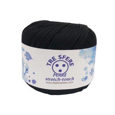 Gomitolo Mare Tre Sfere Stretch Colore Nero
