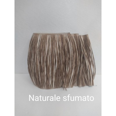 Frangia Di Rafia Made In Italy Altezza Cm 35 Naturale Sfumato