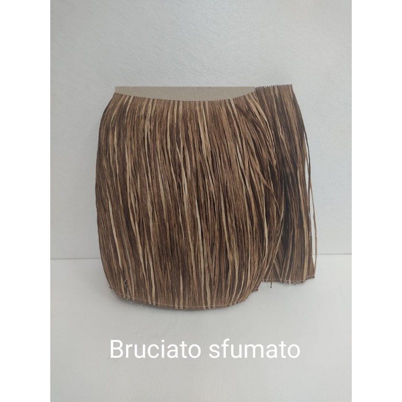 Frangia Di Rafia Made In Italy Altezza Cm 35 bruciato Sfumato
