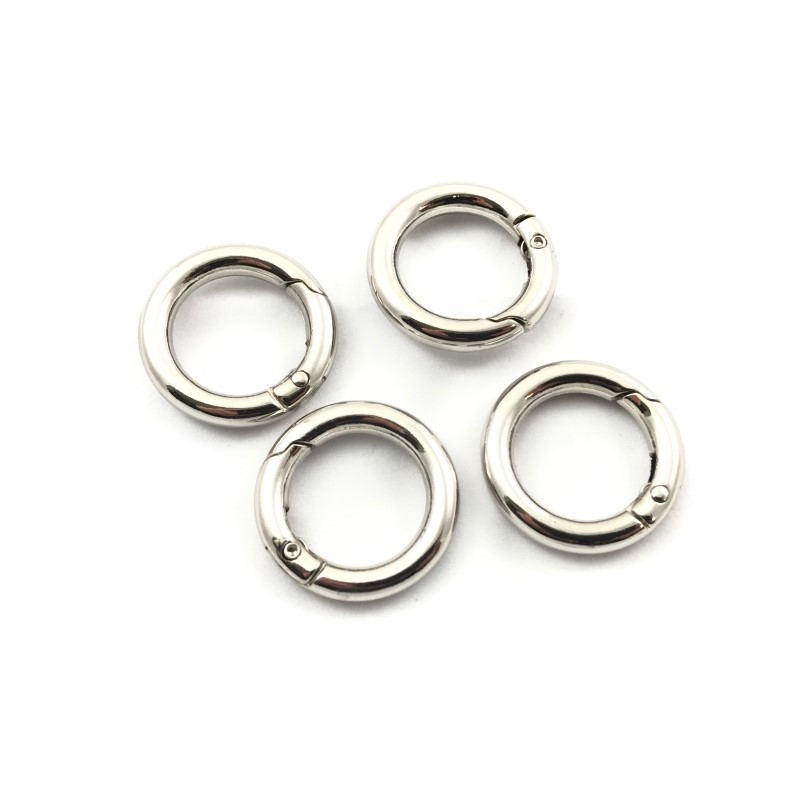 Moschettone Ventaglio Nichel mm.20 Cf.4Pz