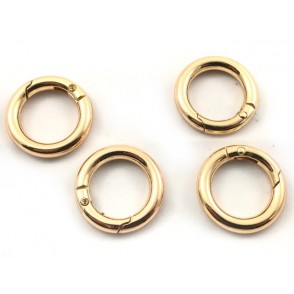 Moschettone Ventaglio Oro mm.20 Cf.4Pz
