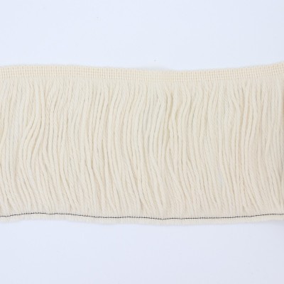 Frangia Di Lana Made In Italy Cm 15 Bianco