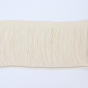Frangia Di Lana Made In Italy Cm 15 Bianco