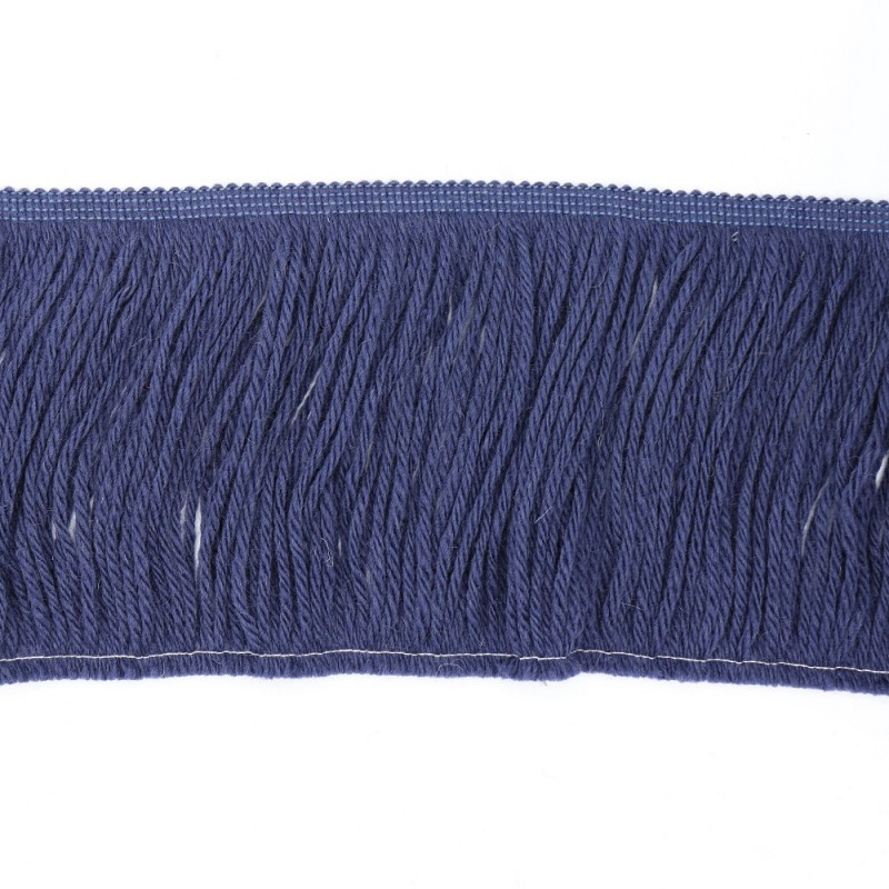 Frangia Di Lana Made In Italy Cm 15 Blu