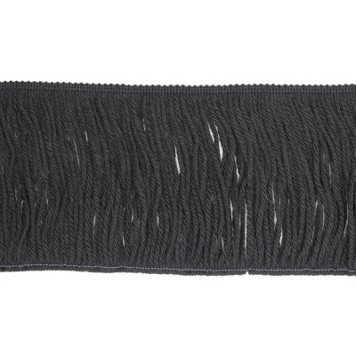 Frangia Di Lana Made In Italy Cm 15 Nero