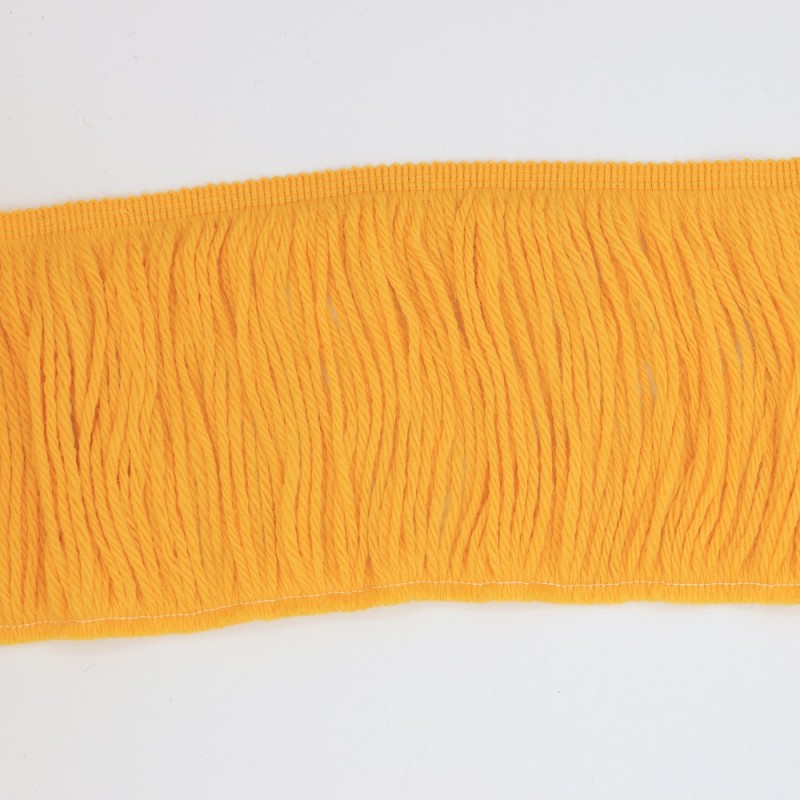 Frangia Di Lana Made In Italy Cm 15 Giallo