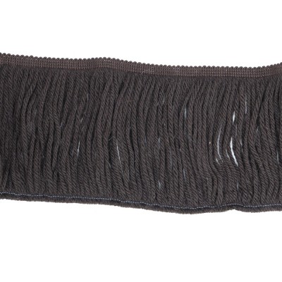 Frangia Di Lana Made In Italy Cm 15 Marrone