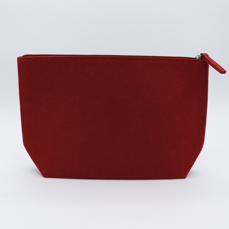 Pochette In Feltro Cm. 27x18x7,5 Bordeaux