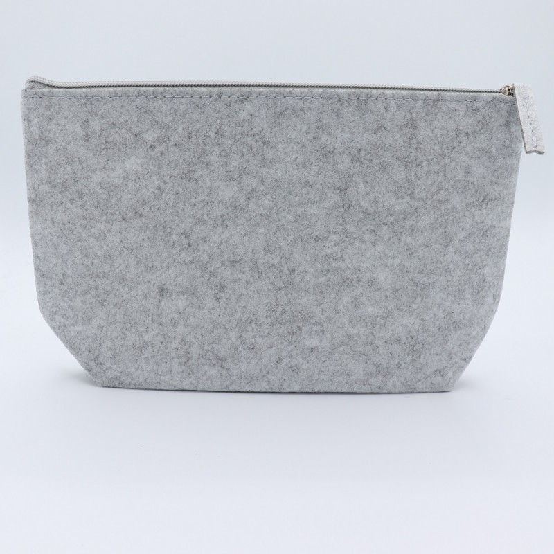 Pochette In Feltro Cm. 27x18x7,5 Grigio