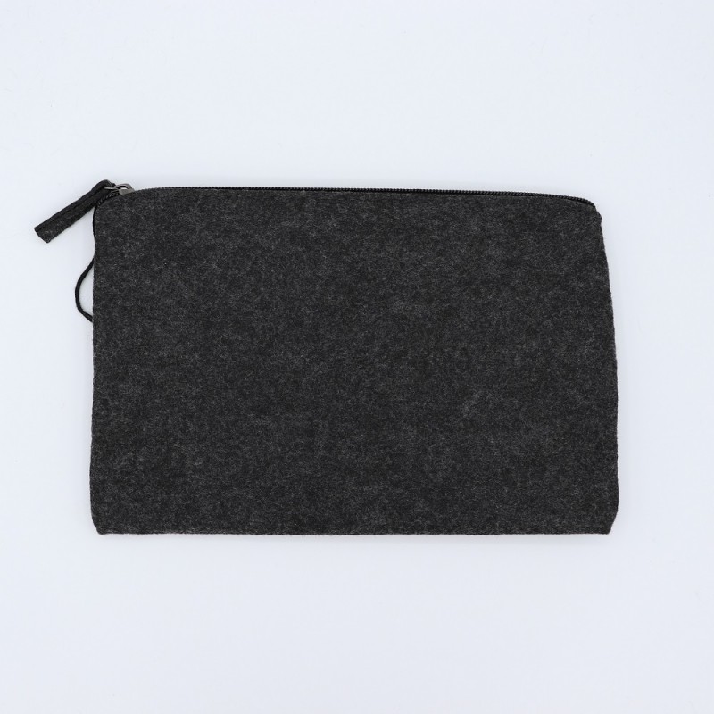 Pochette In Feltro Cm. 26x17 Antracite