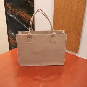 Borsa In Feltro Cm. 35x25x10 Beige