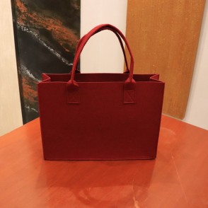Borsa In Feltro Cm. 40x30x10 Bordeaux