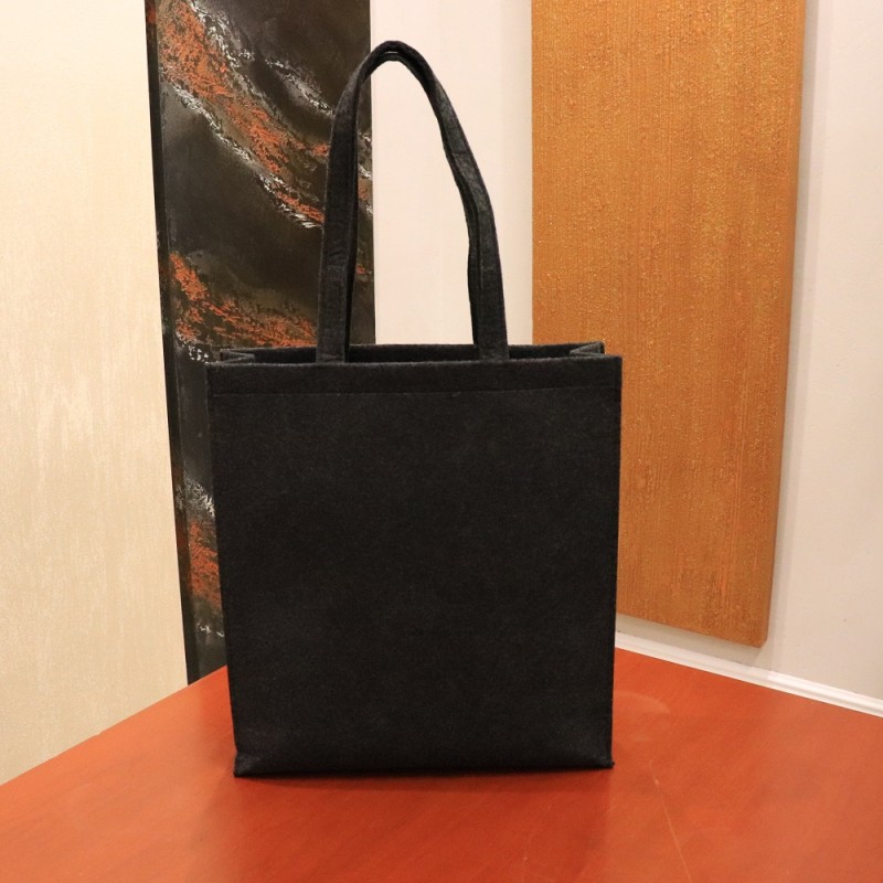 Borsa In Feltro Cm. 37x41x11,5 Nero