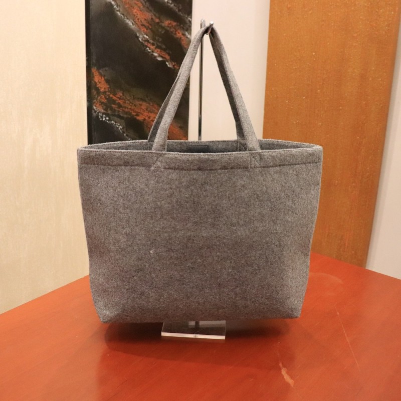 Borsa In Feltro Cm. 46x31x12 Grigio