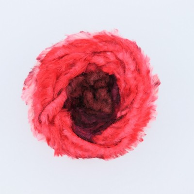 Filato Microfibra Tipo Ecopelliccia Degradé Fucsia