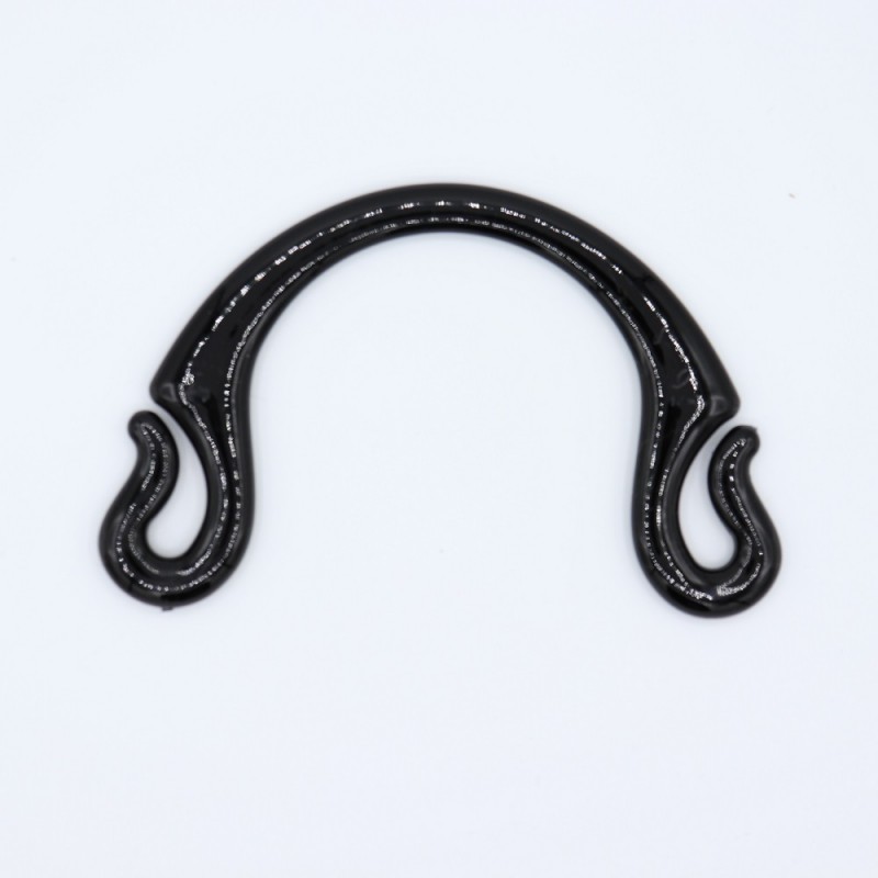 Manici Pipoca 18,5x12 Cm. Coppia Nero