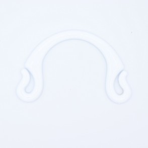 Manici Pipoca 18,5x12 Cm. Coppia Bianco