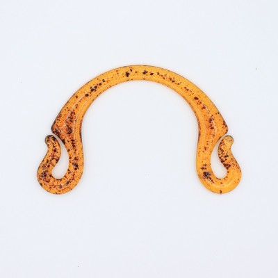 Manici Pipoca 18,5x12 Cm. Coppia Ambra
