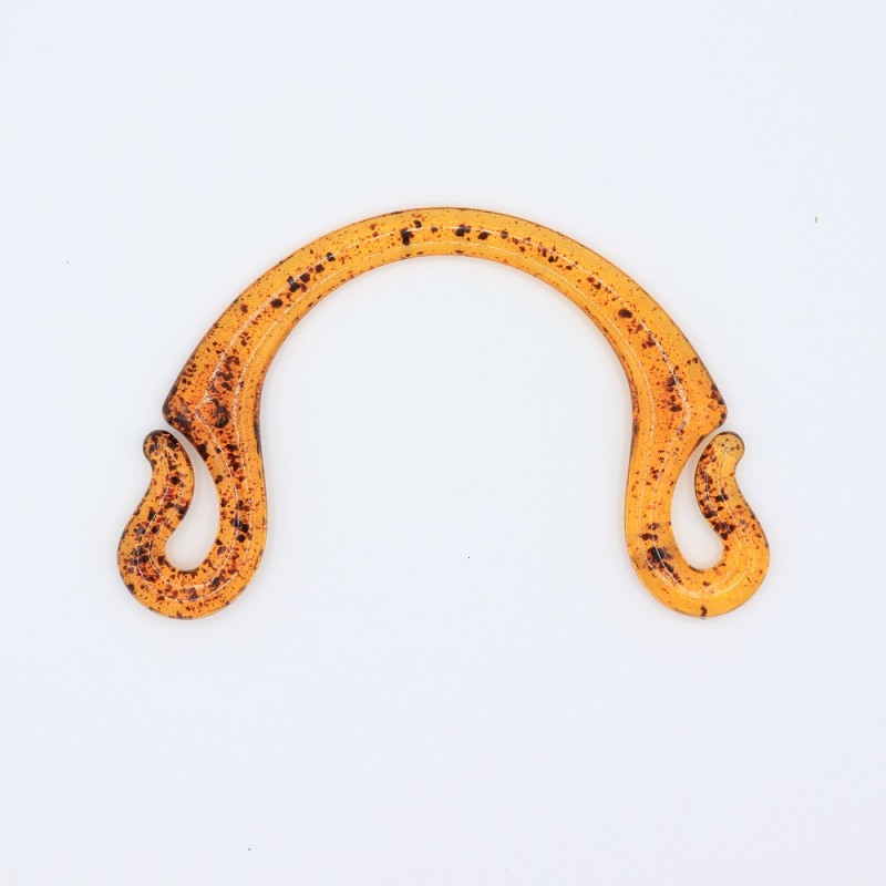 Manici Pipoca 18,5x12 Cm. Coppia Ambra