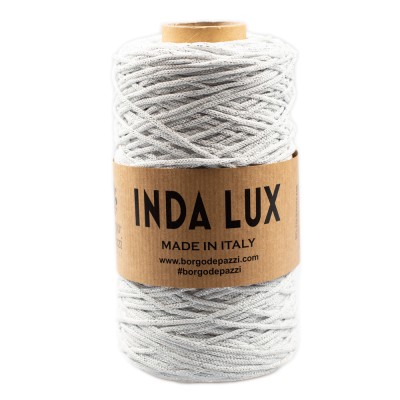 Cordino Inda Lux 250 grammi Bianco Argento 4