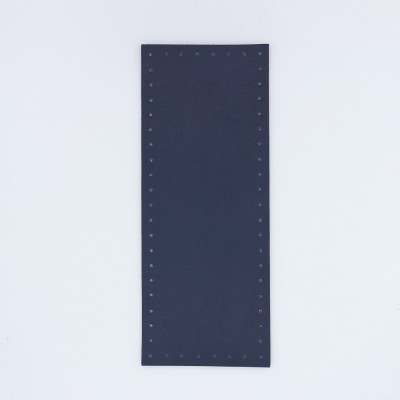 Striscia Ecopelle Scamosciata Cm 12x26 Blu