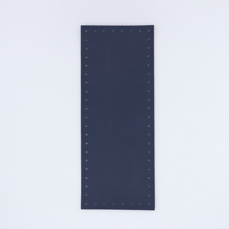 Striscia Ecopelle Scamosciata Cm 12x26 Blu