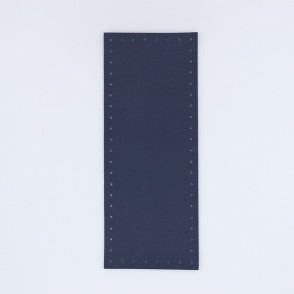 Striscia Ecopelle Scamosciata Cm 12x30 Blu