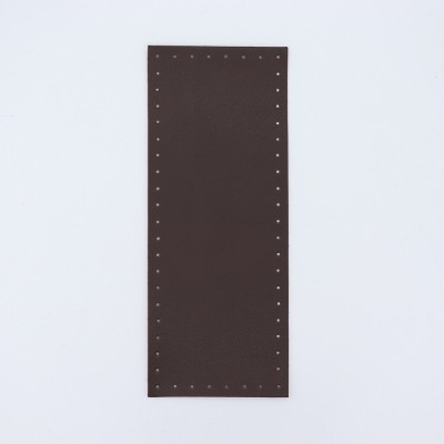 Striscia Ecopelle Scamosciata Cm 12x26 Marrone