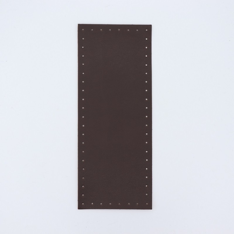 Striscia Ecopelle Scamosciata Cm 12x26 Marrone