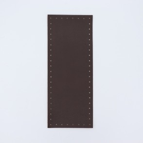 Striscia Ecopelle Scamosciata Cm 12x30 Marrone