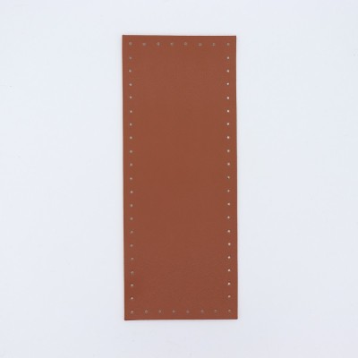 Striscia Ecopelle Scamosciata Cm 12x26 Nocciola