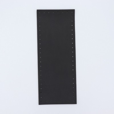Striscia Ecopelle Scamosciata Cm 12x26 Nero