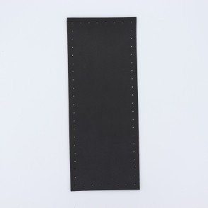 Striscia Ecopelle Scamosciata Cm 12x26 Nero