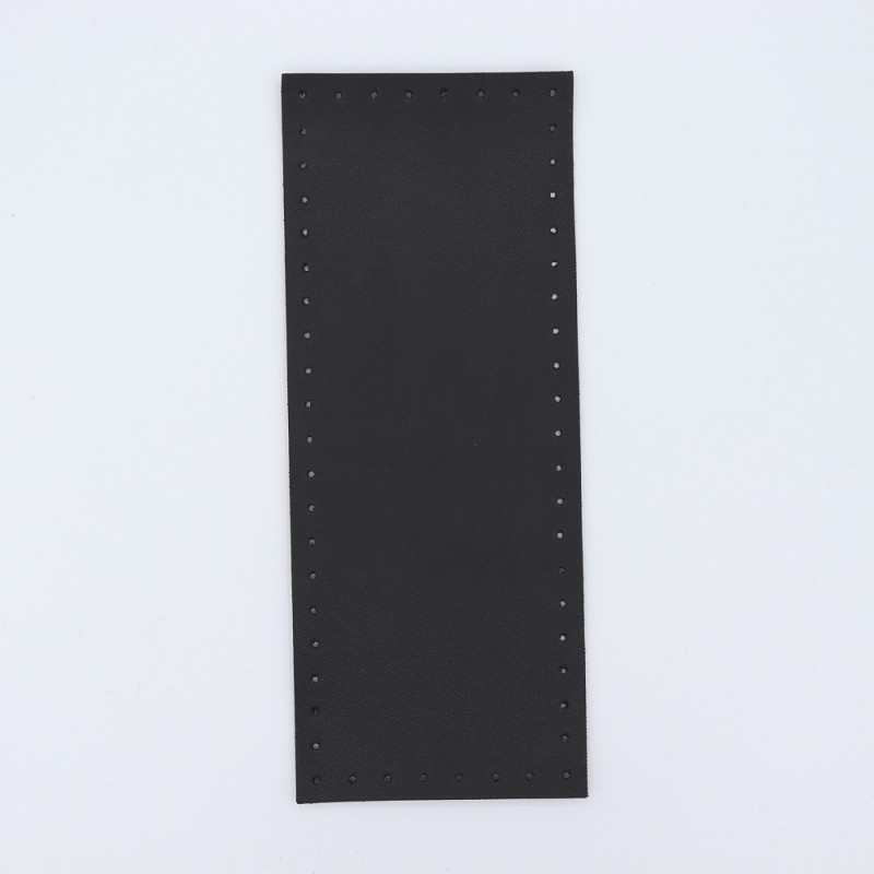 Striscia Ecopelle Scamosciata Cm 12x30 Nero