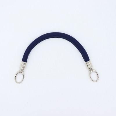 Manico In Neoprene Blu Con Moschettoni Argento 30 Cm