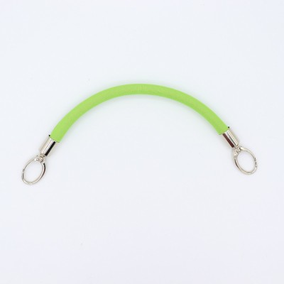 Manico Neoprene Verde Lime Con Moschettoni Argento 30 Cm