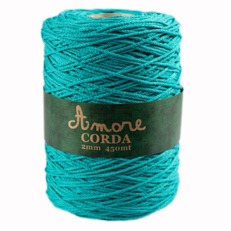 Amore Corda 2 Mm 500 Grammi Turchese 228