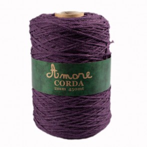 Amore Corda 2 Mm 500 Grammi Melanzana 234